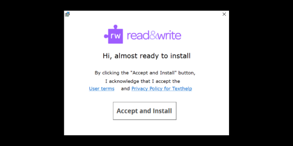 Read&Write install