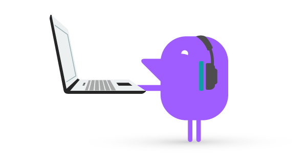 Image of a Texthelper on a laptop